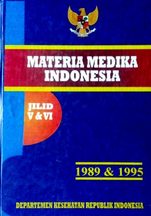 Materia Medika Indonesia 1989-1995 Jilid V-VI